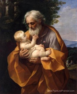 St Joseph avec le bébé Jésus