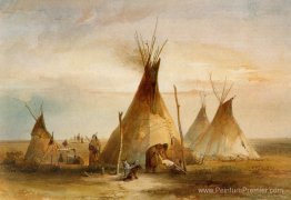 Sioux Teepee du volume 1 de «voyage à l'intérieur de l'Amérique