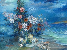 Fleurs au bord de la mer