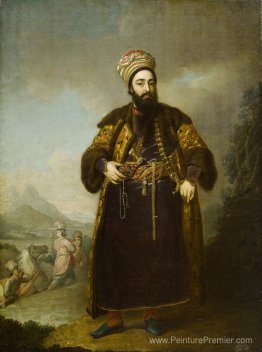 Portrait de Murtaza Kuli Khan, frère d'Aga Mahommed, le shah per