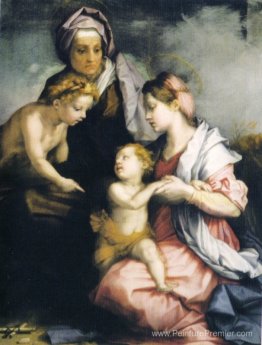 Madonna et enfant avec saint Elizabeth et Saint-Jean le baptiste