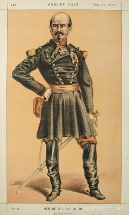 Hommes du jour n ° 100 Caricature du général Louis Jules Trochu,