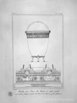 Situla Bronze à trois pieds (inc. Dans Outline)