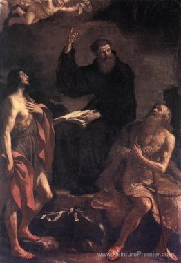 St Augustine, St John the Baptist et St Paul l'ermite