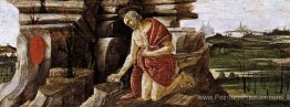 St Jerome dans la pénitence, panneau Predella du retable de St M