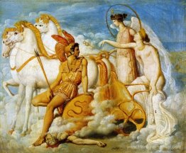 Vénus, blessée par Diomède, revient à Olympus