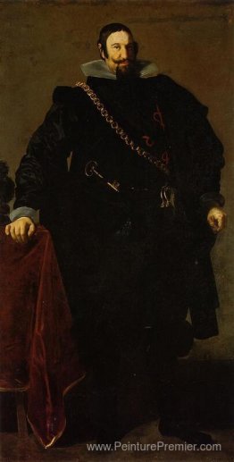 Don Gaspde Guzman, comte d'Oliveres et maire du duc de San Lucla