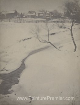 Paysage d'hiver, Newark, Ohio