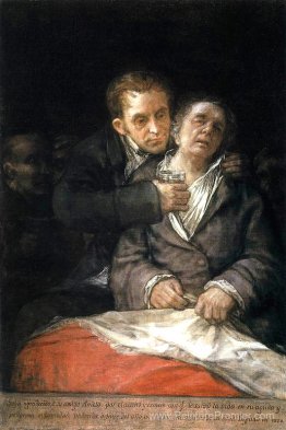 Goya assisté par le docteur Arrieta