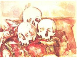 Nature morte avec trois crânes