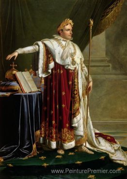 Napoléon I en robes de couronnement