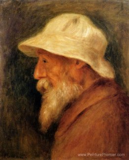 Autoportrait avec un chapeau blanc