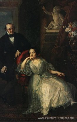 Portrait de Nikolai Ivanovich et Nadezhda Mikhailovna