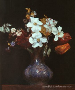 Narcisse et tulipes