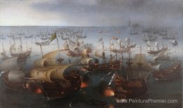 La bataille avec l'Armada espagnole