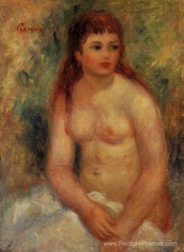 Jeune femme assise, nue