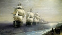 Défilé de la flotte de la mer Noire
