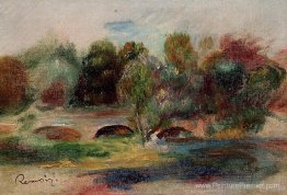 Paysage avec pont