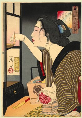 Regarde sombre - l'apparence d'une femme pendant l'ère Meiji