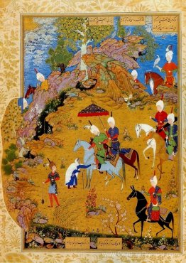 De la Khamsa de Nizami: la vieille femme se plaignant au sultan