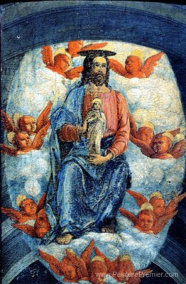 Christ avec l'âme de la vierge