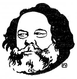 Anarchiste et philosophe russe Mikhail Bakunin