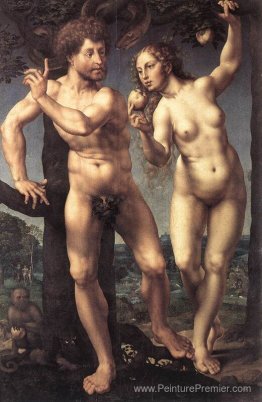 Adam et Eve au paradis