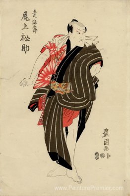 Acteur de Kabuki Eisaburō onoe i (kikugorō onoe iii)
