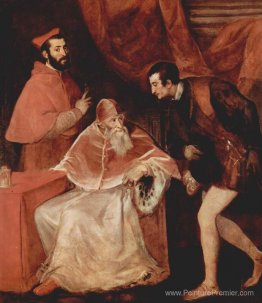 Portrait du pape Paul III, du cardinal Alessandro Farnese et du