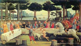 L'histoire de Nastagio degli Onesti - le banquet de la forêt de