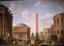 Roman Capriccio: Le Panthéon et autres monuments