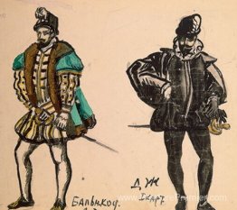 Conception de costumes pour l'opéra Don Giovanni par Wolfgang Am