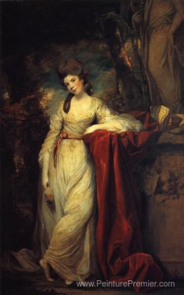 Portrait de Mme Abington, actrice britannique