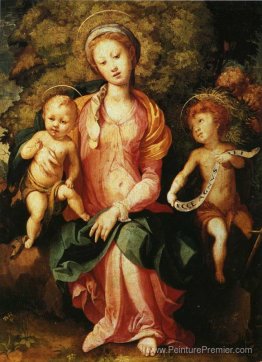 Madonna et enfant avec le jeune Saint John