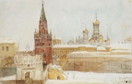 Vue du Kremlin en hiver