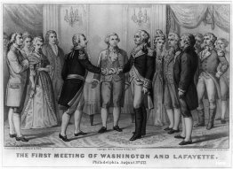 Première réunion de Washington et Lafayette