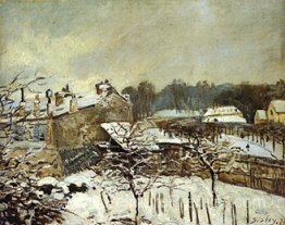 Effet de la neige à Louveciennes