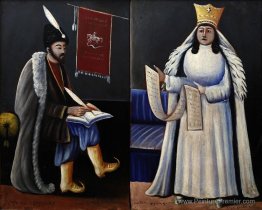Shota Rustaveli et Queen Tamar
