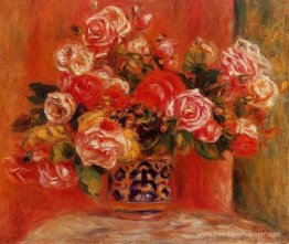 Roses dans un vase