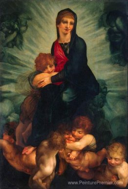 Madonna et enfant avec putti