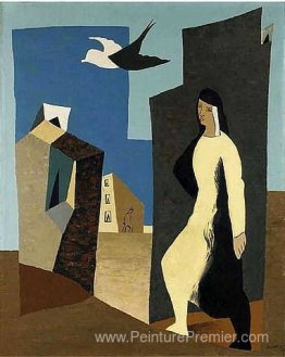 Femme et oiseau