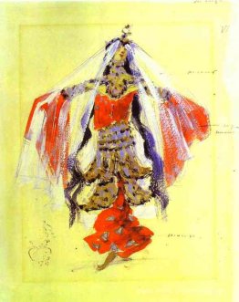 Dancer.Costume Design pour l'opéra de Rubinstein