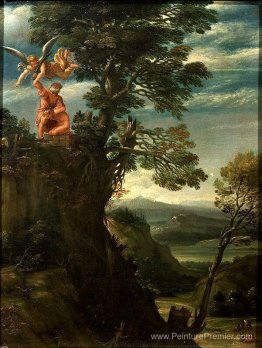 Paysage avec le sacrifice d'Isaac