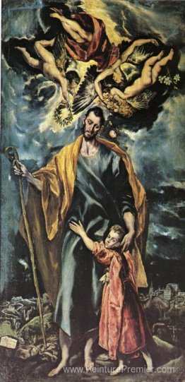 Saint Joseph et l'enfant du Christ