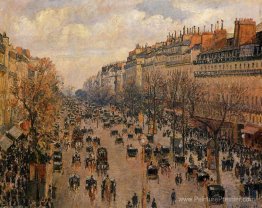 Boulevard Montmartre après-midi, lumière du soleil