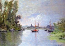 Argenteuil vu du petit bras de la Seine