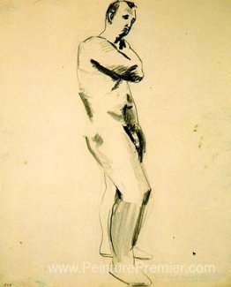 Sans titre (figure masculine nue)