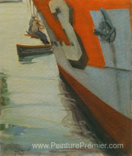 Une pintura do navio