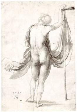 Étude nue (femme nue de l'arrière)