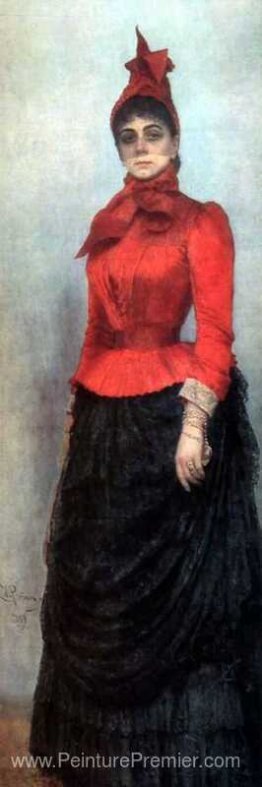 Portrait de la baronne Varvara Ikskul von Hildenbandt